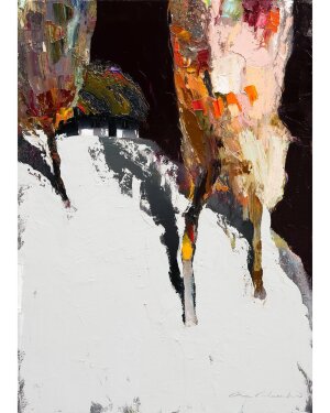 Картина Фиалка. Дом Ивана Крамского, художник Чижов Андрей Картина Фиалка. Дом Ивана Крамского, художник Чижов Андрей